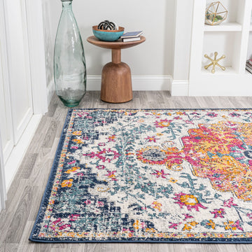Anaise Ornate Boho Medallion Area Rug